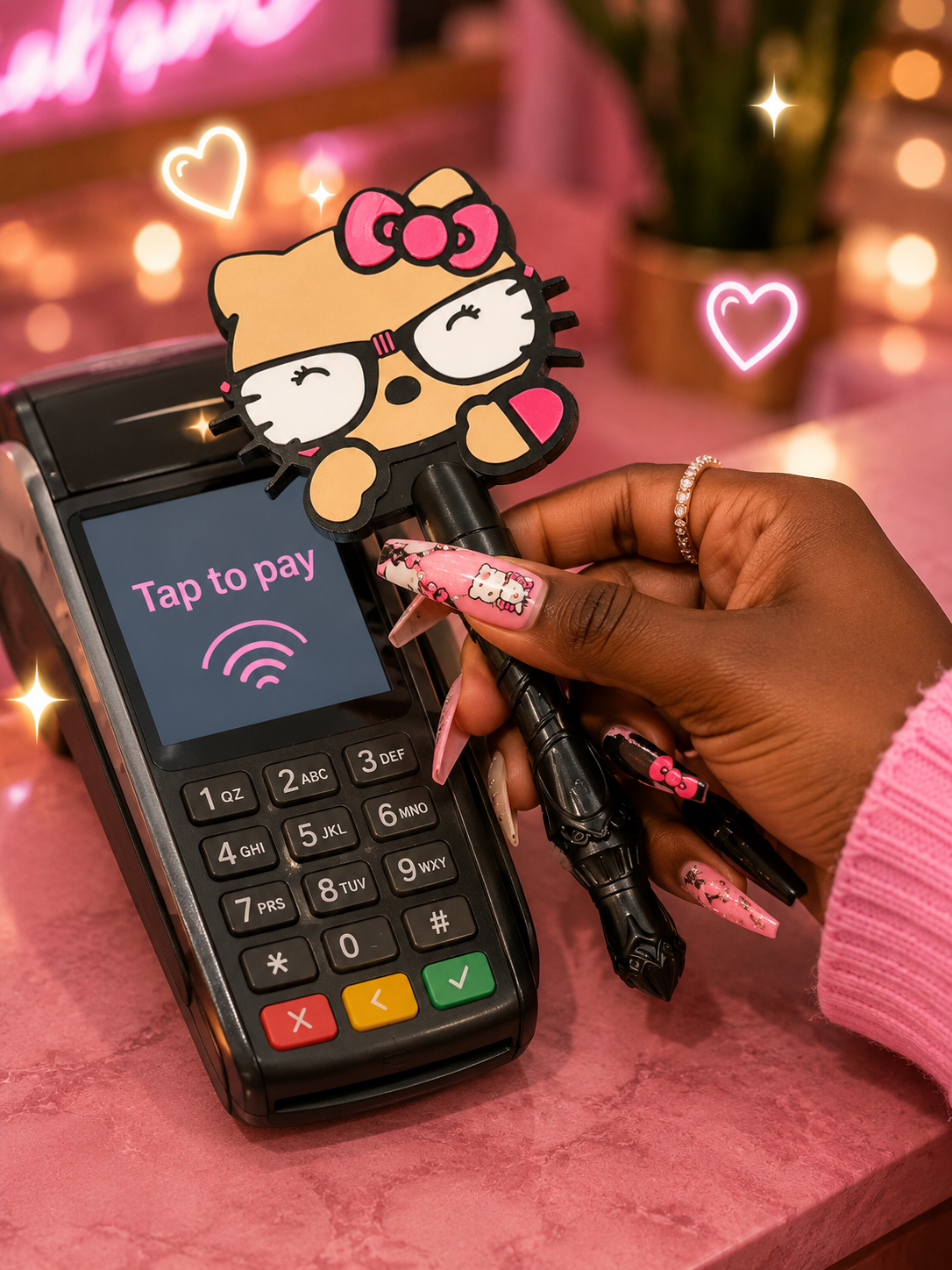 Tap to Pay Wand Magic Wand /NFC Card Holder Wand