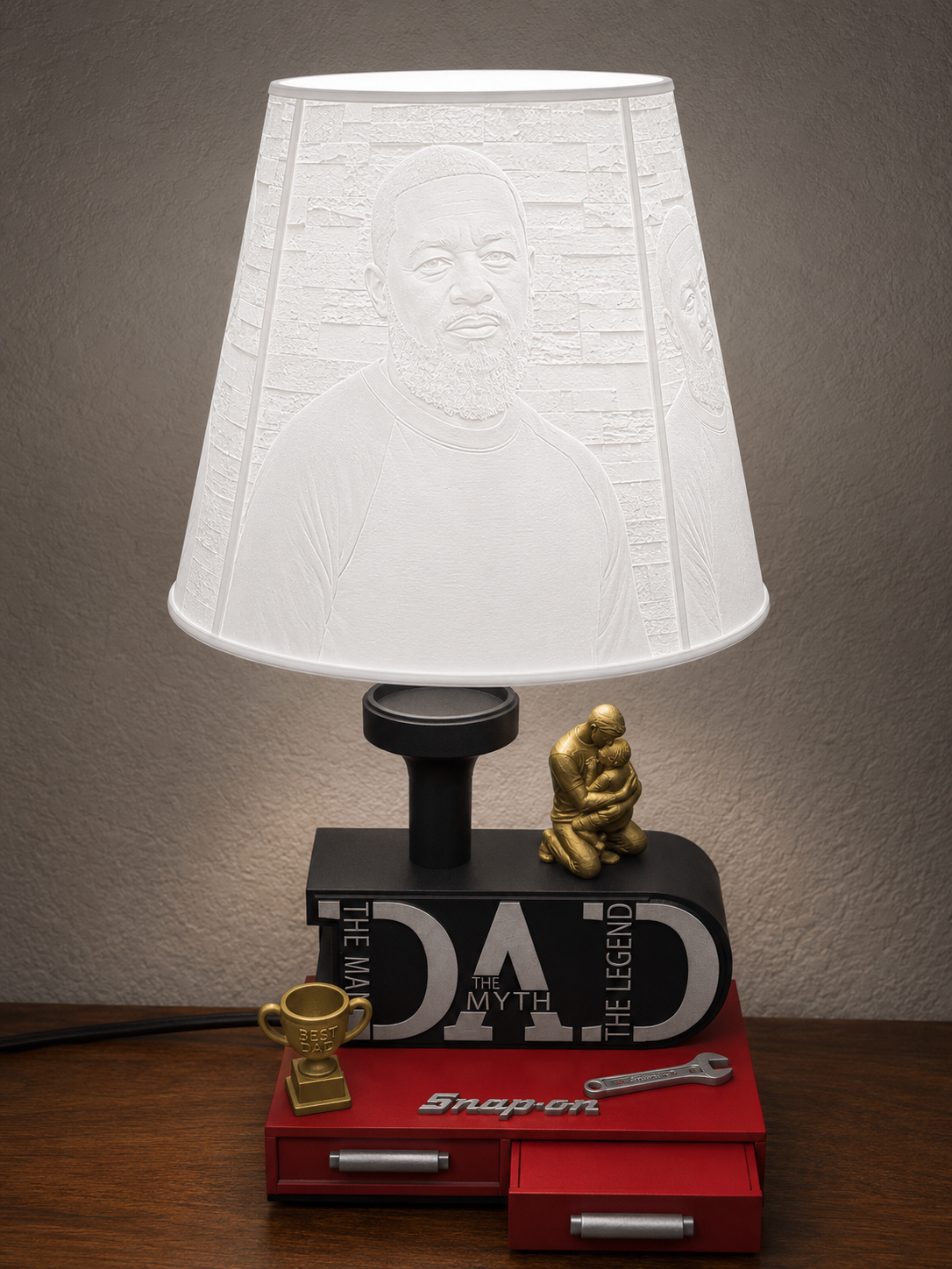 The Hero I Called Dad Lamp
