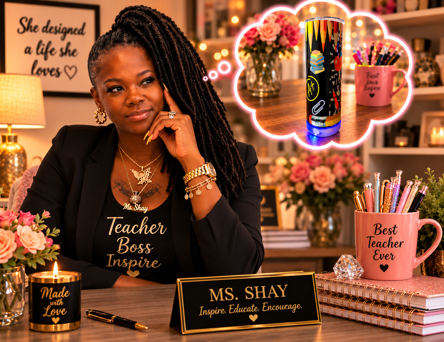 Back to School Speaker Tumbler