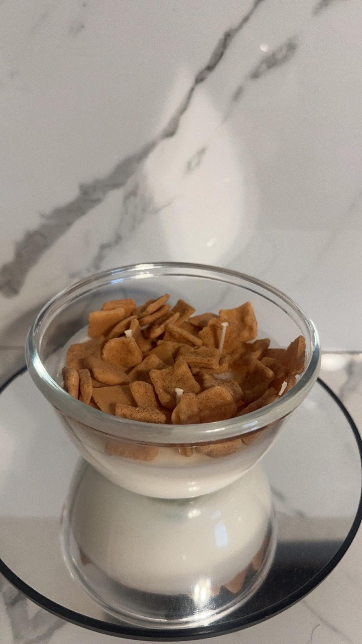 Cinnamon Toast Bites Cereal Candle