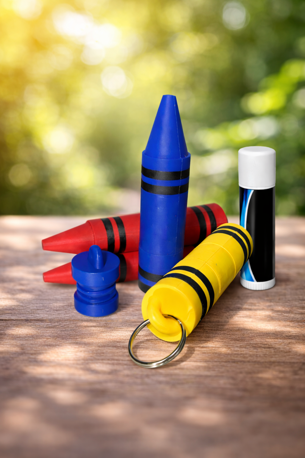 Crayon Chapstick Keychain