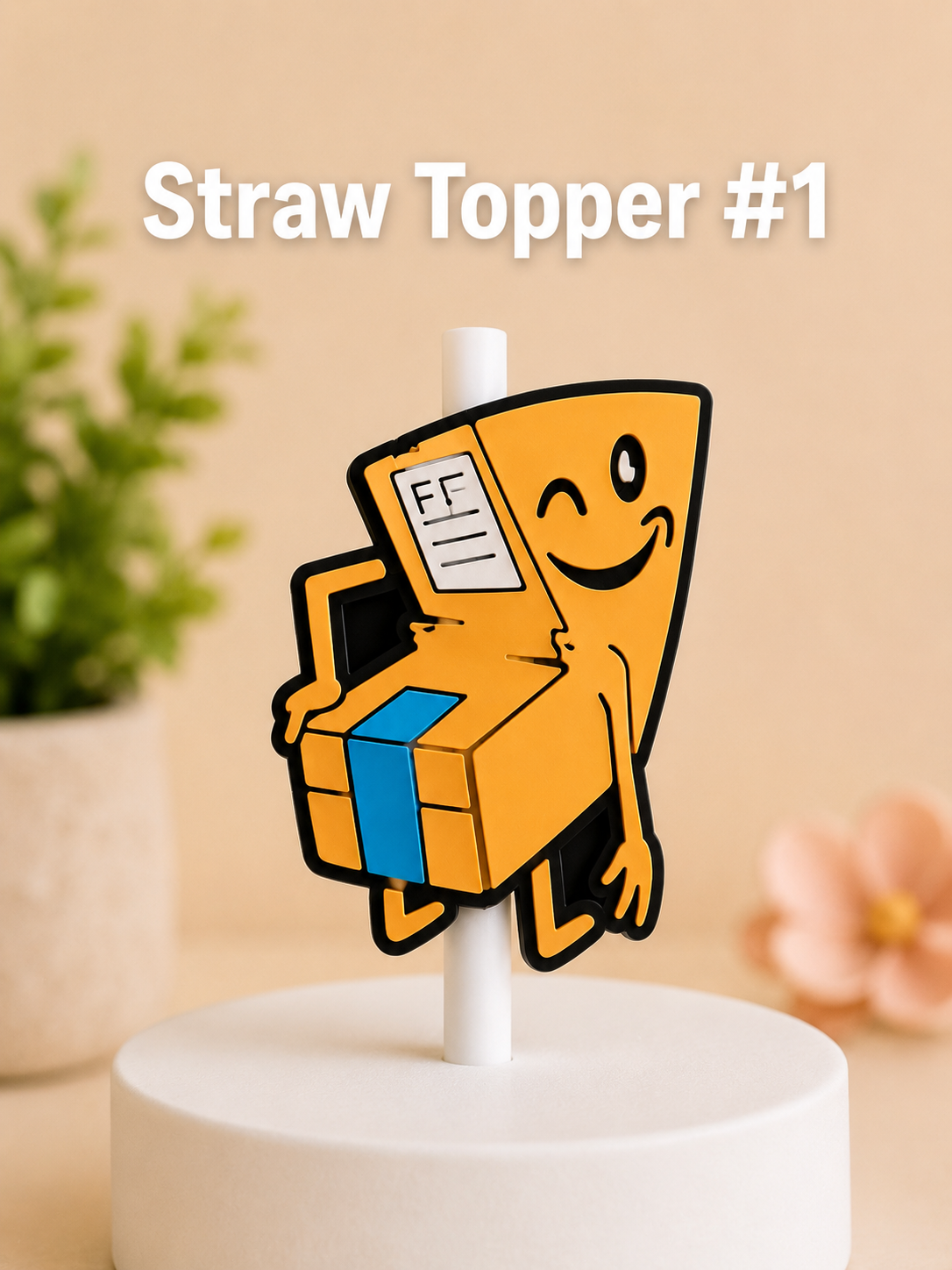Prime cooler set with straw topper and keychain