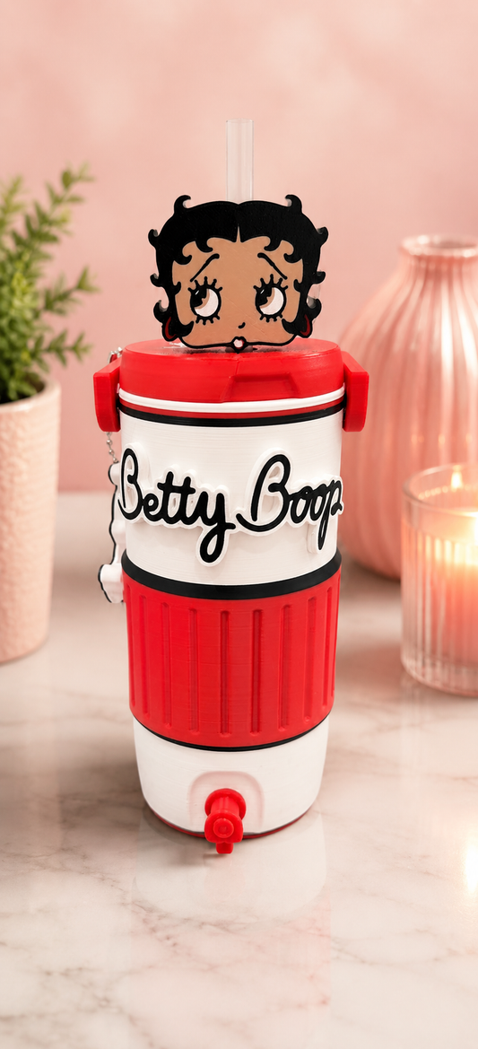 Boop Can holder with can opener keychain