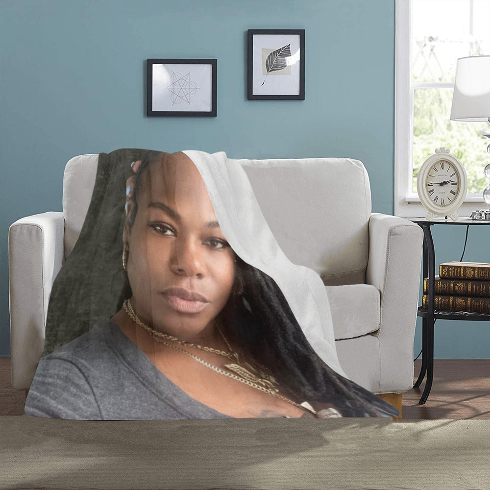 Custom Photo Blanket Ultra-Soft Micro Fleece Blanket 40"x50"